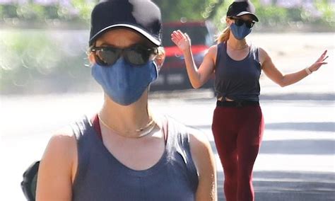 Reese Witherspoon Enjoys Masked Jog With Pal After Kicking Off Viral