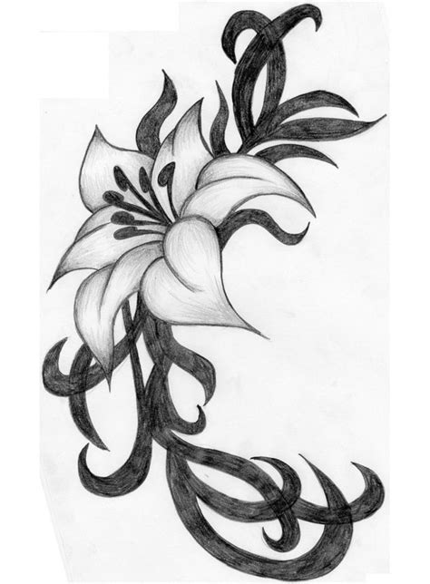Flower Tattoo Design Hibiscus Flower Tattoos Lily Flower Tattoos