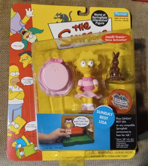 Playmates The Simpsons World Of Springfield Wos Sunday Best Lisa Series