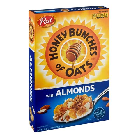 Post Honey Bunches of Oats Cereal with Almonds Family Size - Shop ...
