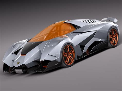Lamborghini Egoista Concept 2013 3d Model By Squir