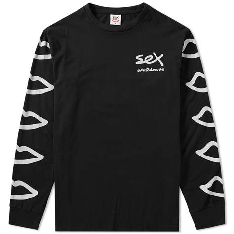 Sex Skateboards Long Sleeve Logo Tee Sex Skateboards