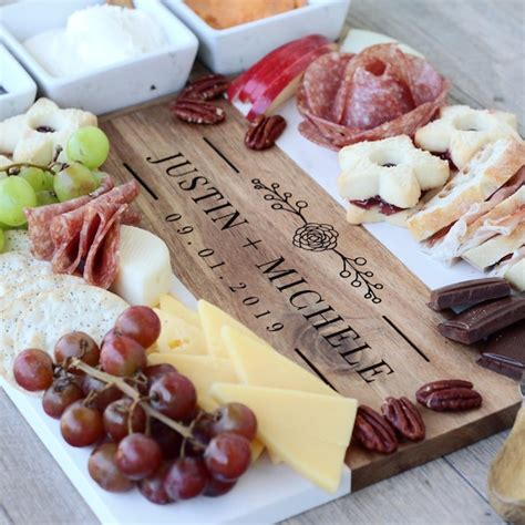 Personalized Cheese Board Etsy