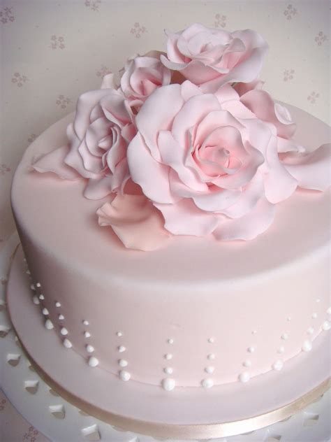 Pastel Pink Rose Petal Cake Rose Petal Cake Petal Cake Elegant