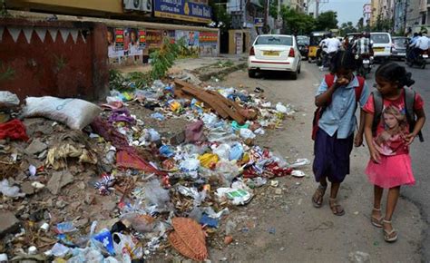 Hyderabad Turns Nature Friendly Plans To Fine People Throwing Garbage