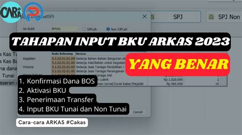 Unduh Tahapan Input BKU ARKAS 2023, Berikut Perbedaan Pembukuan ARKAS