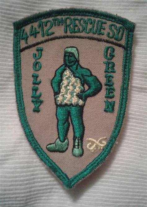 The Usaf Rescue Collection Wanted 4412th Rqs Jolly Green Patch