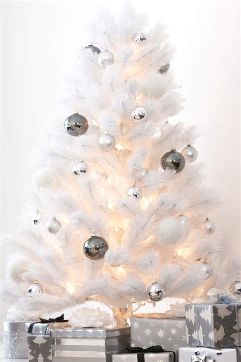 Árbol De Navidad Blanco Ideas De Decoración Sofisticadas Y Elegantes Glamour