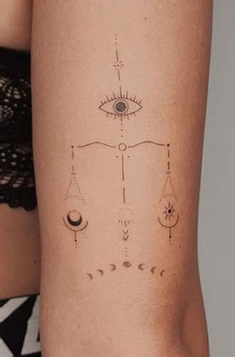 20 elegant libra zodiac sign tattoo designs styles at life