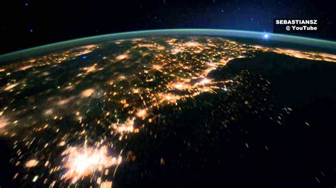 Earth At Night Seen From Space Iss Hd 1080p Original