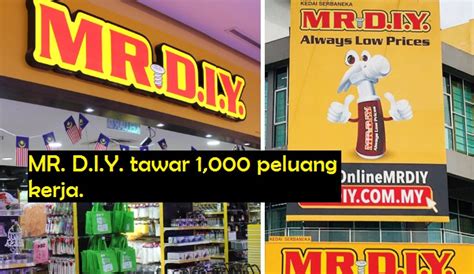 Mr diy is a major home improvement retailer with hundreds of stores throughout malaysia. Mr DIY Tawar Pekerjaan Kepada Semua Termasuk Yang OKU ...