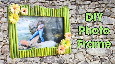 How To Make Photo Frame At Home Handmade Using Waste Material