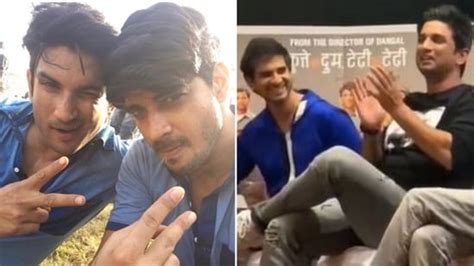 Sushant Singh Rajput Poses With Tahir Raj Bhasin In Old Pic From Chhichhore Set Bollywood