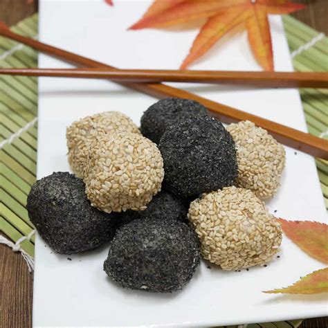 How To Make Black Sesame Rice Balls Recipe