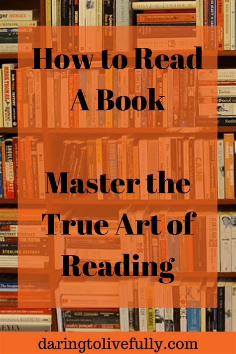 How To Read A Book Master The True Art Of Reading