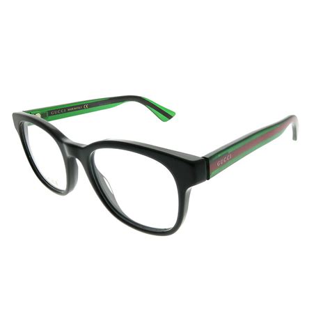 Gucci Eyeglasses Gg0005o 002 51mm Black Green Demo Lens 51 20 145