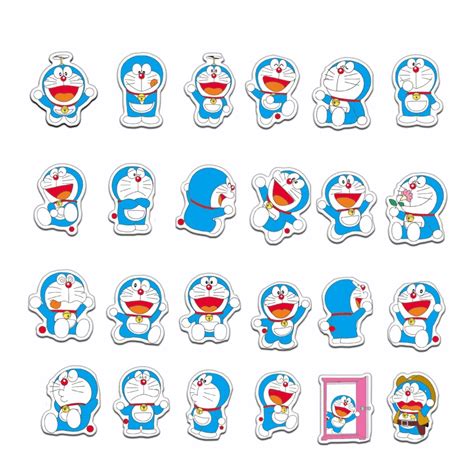 Doraemon Stickers Thurfy การออกแบบนามบัตร สติกเกอร์ สติ๊กเกอร์น่ารัก