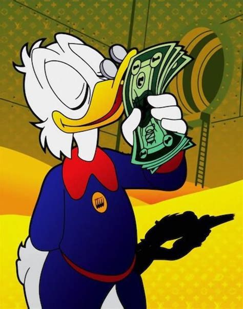 Alec Monopoly Oil Painting On Canvas Graffiti Art Uncle Scrooge