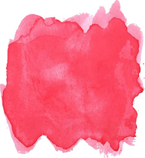 4 Red Watercolor Background Png Transparent