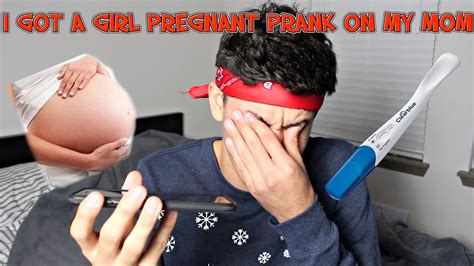 I Got A Girl Pregnant Prank On My Mom She Freaks Out Youtube