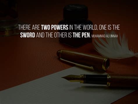 There Are Two Powers In The World One Is The Sword And The Other Is