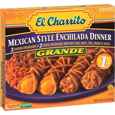 Best Frozen TV Dinners Mexican | El Charrito Grande Mexican Style