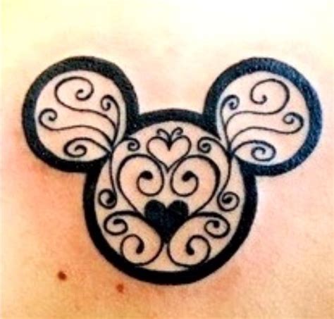 Tribal Mickey Mouse Tattoos Onelineartdrawingsnature