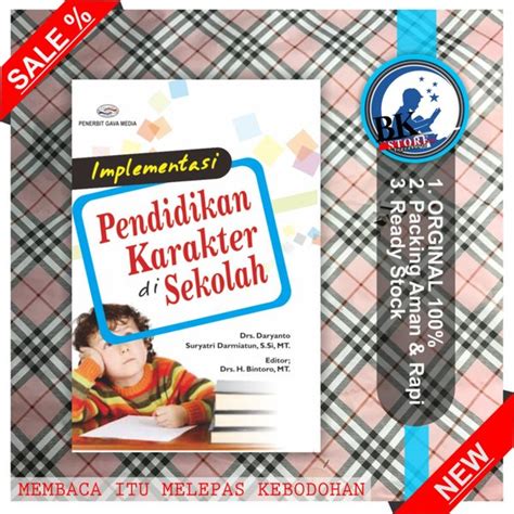 Jual Buku Implementasi Pendidikan Karakter Di Sekolah Drs Daryanto