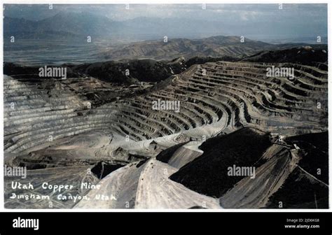 Bingham Canyon Copper Mine Kennecott Copper Mine Utah Usa