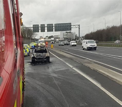 Video And Pix Car Bursts Into Flames On N7 At Lunchtime Kildare Live