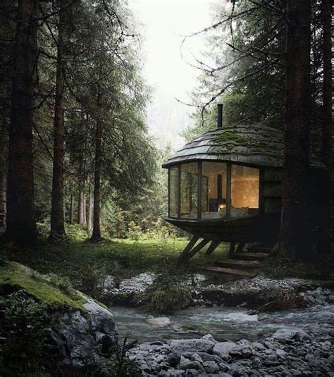 Pin By Psyluv® On 【﻿aesthetic Home】 In 2020 Cool Tree Houses Cabin