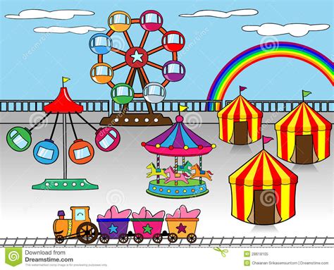 Amusement Park Drawing Images ~ Amusement Pretpark Divertimenti Daytime Driskulin