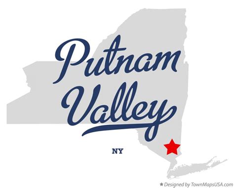 Map Of Putnam Valley Ny New York