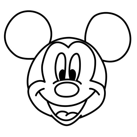 Dibujo De Mickey Para Colorear E Imprimir Dibujos Y Colores