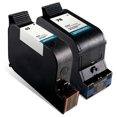 This device's only connective option is a. 2 pk HP 45 78 Ink Cartridge For Deskjet 6122 6127 930C ...