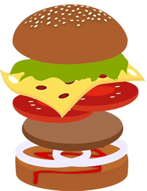 Hamburger Clip Art Hamburger Burger And Sandwich Clipart Cheeseburger