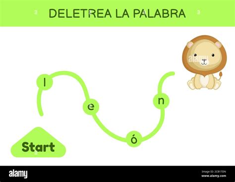 Deletrea La Palabra Deletrear La Palabra Laberinto Para Niños