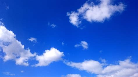 Blue Sky With Clouds Free Template Ppt Premium Download 2020