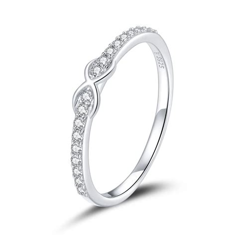 Pandora Style Silver Promises For Her Ring Scr691