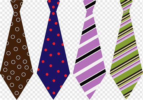 Cuatro Corbatas De Colores Surtidos Corbata Corbata Clip Corbata