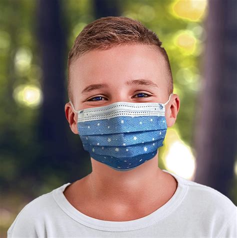 25 Pack Ez Breezy Kids Disposable Face Masks Perfect Size For Childr