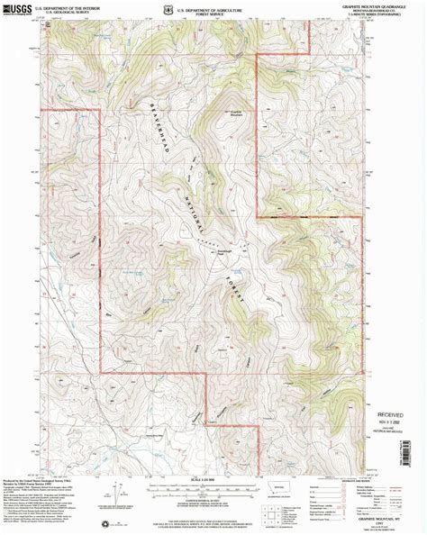 Yellowmaps Graphite Mountain Mt Topo Map 124000 Scale 7