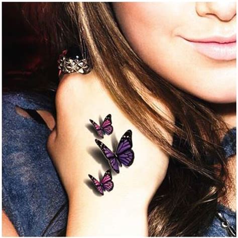 3d Butterfly Tattoos In Interesting Animal Lovers Ts By