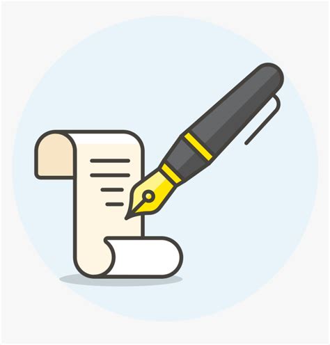 Write Paper Ink Icon Essay Hd Png Download Kindpng