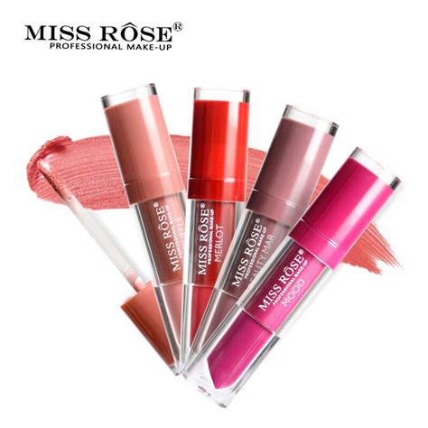 Miss Rose Waterproof Liquid Lipstick Matte Lip Gloss Kilie Cosmetic