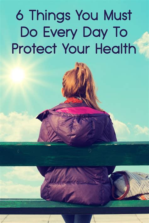 6 Things You Must Do Every Day To Protect Your Health