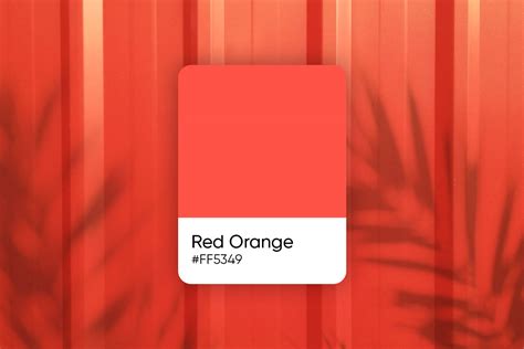 Red Orange Color Codes Meaning And Palette Ideas Picsart Blog
