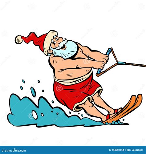 Water Skiing Silhouette Cartoon Vector 106173869