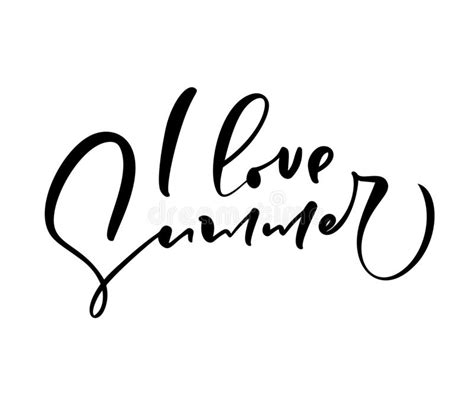 Our Love Words On White Background Hand Drawn Calligraphy Lettering