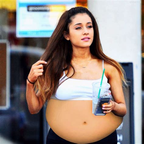 Ariana Grande Belly Expansion By Xfatartist On Deviantart